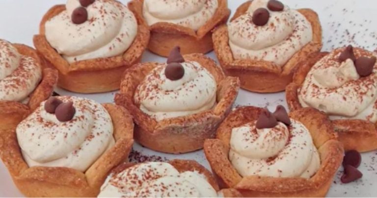 Tiramisu-Mürbeteigkörbchen: Köstliches Rezept für Mini-Desserts